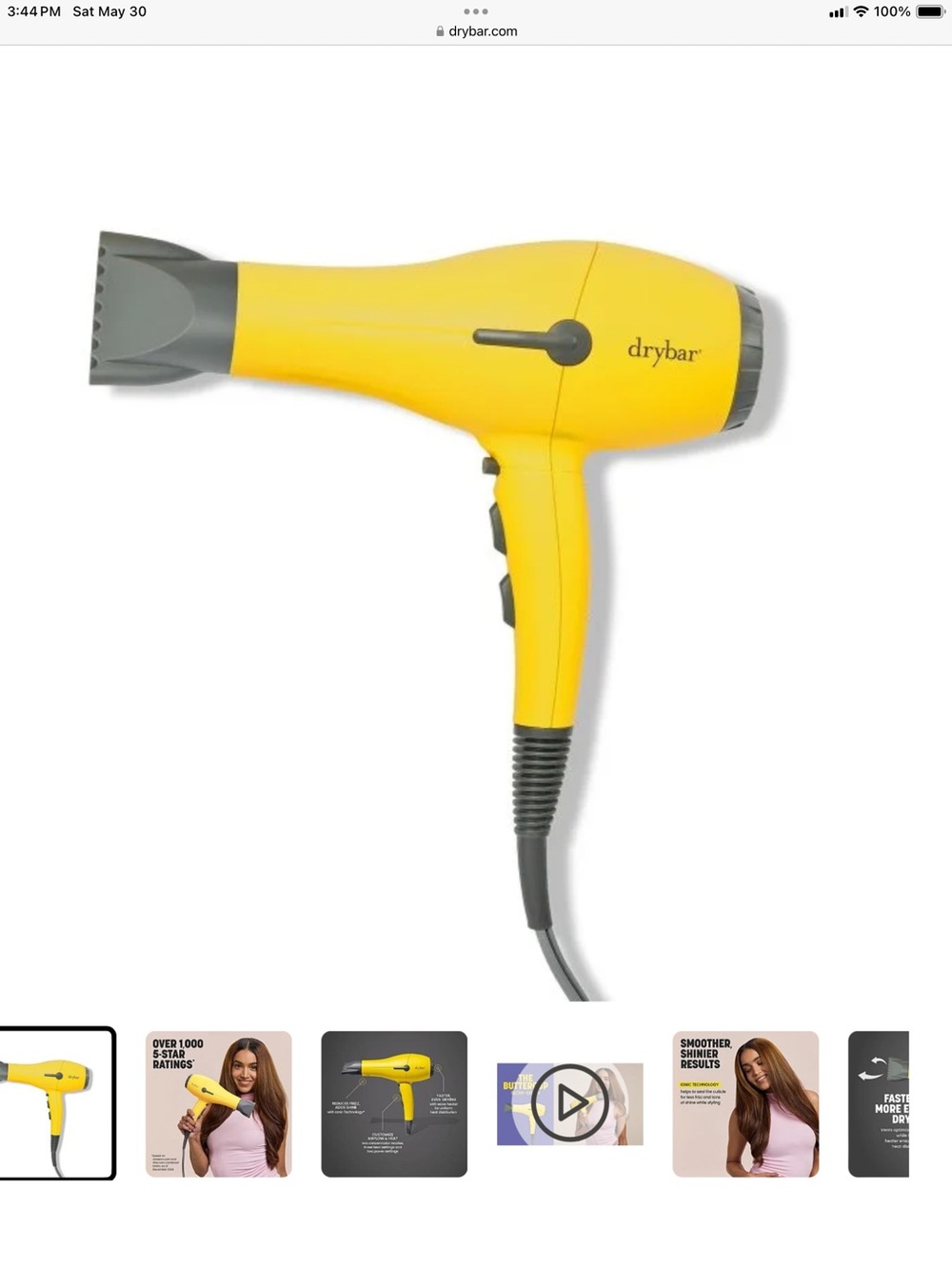 Drybar buttercup blow dryer❤️❤️❤️❤️